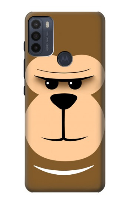 S2721 Cute Grumpy Monkey Cartoon Funda Carcasa Case para Motorola Moto G50