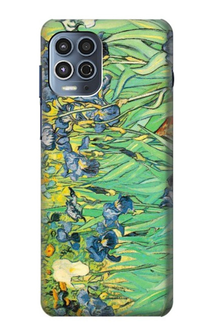 S0210 Van Gogh Irises Funda Carcasa Case para Motorola Moto G100