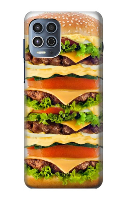 S0790 Hamburger Funda Carcasa Case para Motorola Moto G100