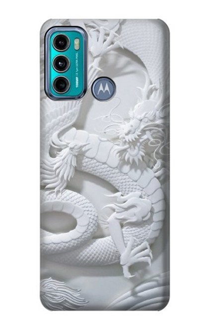 S0386 Dragon Carving Funda Carcasa Case para Motorola Moto G60, G40 Fusion