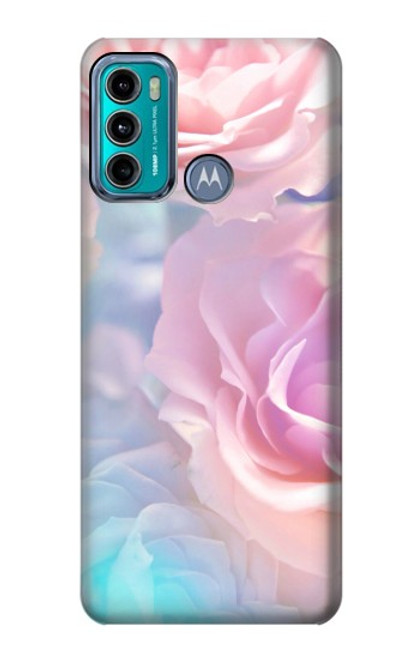 S3050 Vintage Pastel Flowers Funda Carcasa Case para Motorola Moto G60, G40 Fusion