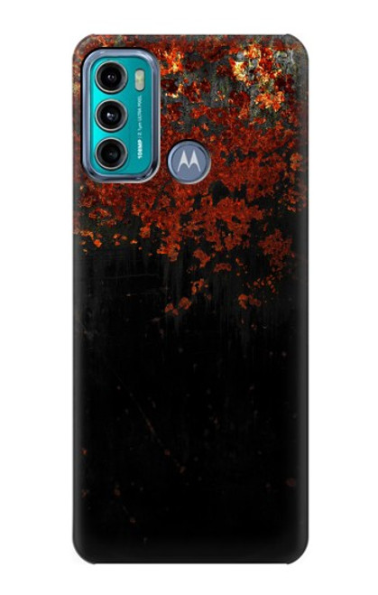 S3071 Rusted Metal Texture Graphic Funda Carcasa Case para Motorola Moto G60, G40 Fusion