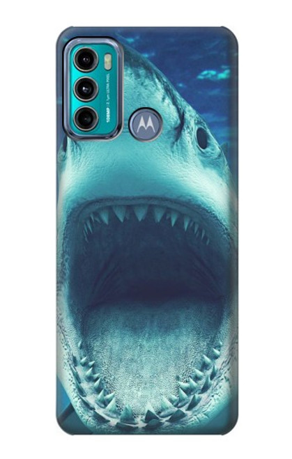 S3548 Tiger Shark Funda Carcasa Case para Motorola Moto G60, G40 Fusion