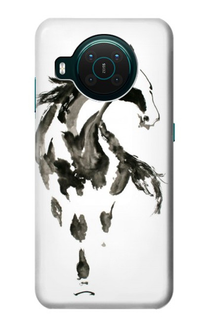 S1031 Horse Paintbrush Funda Carcasa Case para Nokia X10