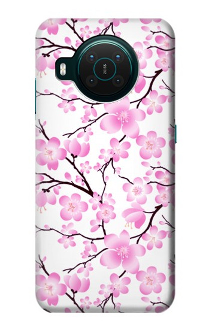 S1972 Sakura Cherry Blossoms Funda Carcasa Case para Nokia X10