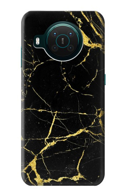 S2896 Gold Marble Graphic Printed Funda Carcasa Case para Nokia X10