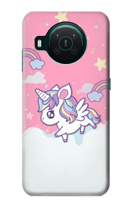 S3518 Unicorn Cartoon Funda Carcasa Case para Nokia X10