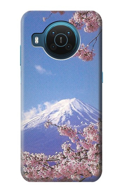 S1060 Mount Fuji Sakura Cherry Blossom Funda Carcasa Case para Nokia X20