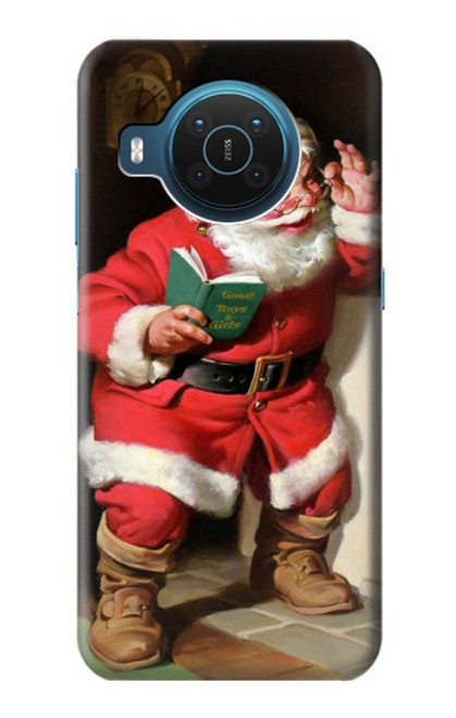 S1417 Santa Claus Merry Xmas Funda Carcasa Case para Nokia X20