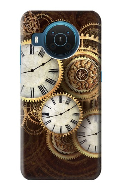 S3172 Gold Clock Live Funda Carcasa Case para Nokia X20