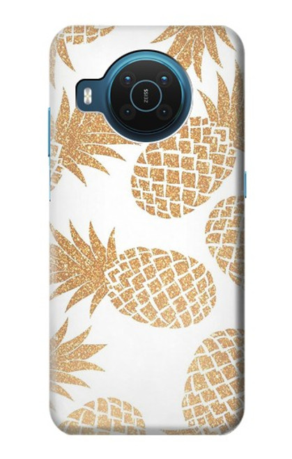 S3718 Seamless Pineapple Funda Carcasa Case para Nokia X20