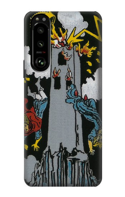 S3745 Tarot Card The Tower Funda Carcasa Case para Sony Xperia 5 III