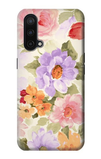 S3035 Sweet Flower Painting Funda Carcasa Case para OnePlus Nord CE 5G