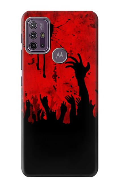 S2458 Zombie Hands Funda Carcasa Case para Motorola Moto G10 Power