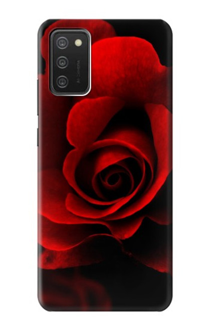 S2898 Red Rose Funda Carcasa Case para Samsung Galaxy A03S