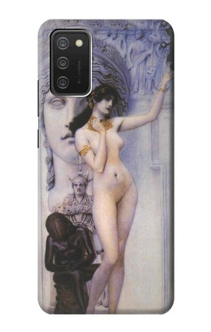 S3353 Gustav Klimt Allegory of Sculpture Funda Carcasa Case para Samsung Galaxy A03S