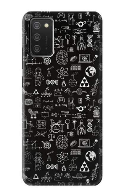 S3426 Blackboard Science Funda Carcasa Case para Samsung Galaxy A03S