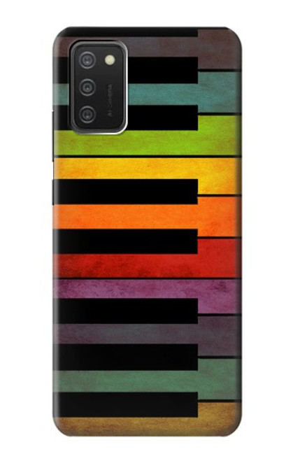 S3451 Colorful Piano Funda Carcasa Case para Samsung Galaxy A03S