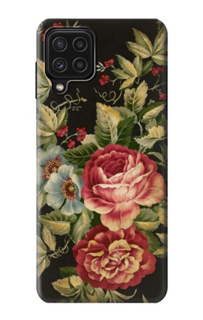 S3013 Vintage Antique Roses Funda Carcasa Case para Samsung Galaxy A22 4G