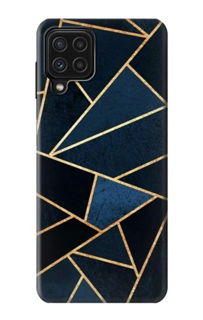 S3479 Navy Blue Graphic Art Funda Carcasa Case para Samsung Galaxy A22 4G