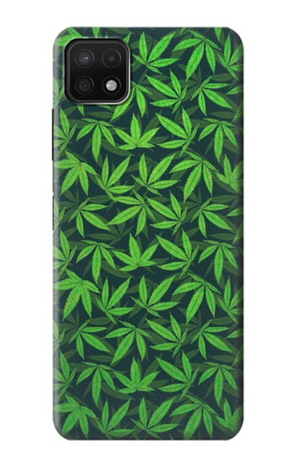 S2666 Marijuana Pattern Funda Carcasa Case para Samsung Galaxy A22 5G