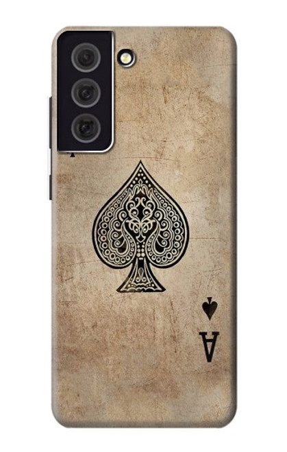 S2928 Vintage Spades Ace Card Funda Carcasa Case para Samsung Galaxy S21 FE 5G