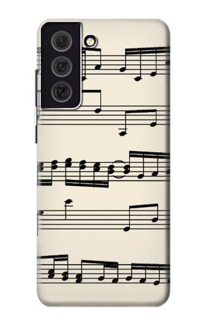 S3082 Music Sheet Funda Carcasa Case para Samsung Galaxy S21 FE 5G