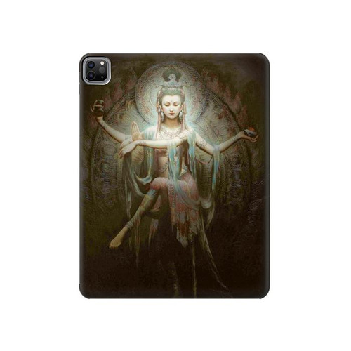 S0787 Guan Yin Funda Carcasa Case para iPad Pro 12.9 (2022, 2021, 2020, 2018), Air 13 (2024)