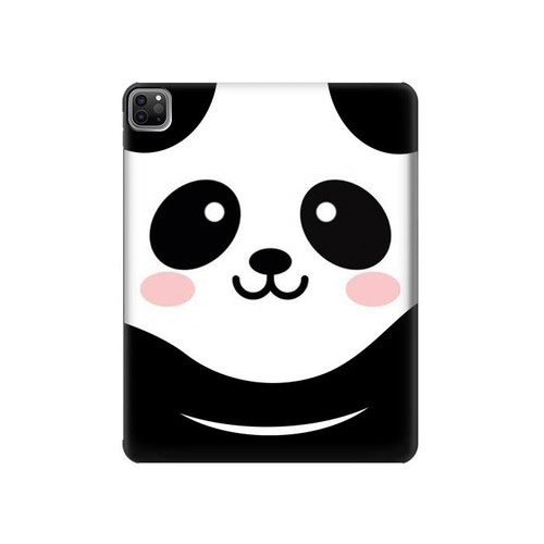 S2662 Cute Panda Cartoon Funda Carcasa Case para iPad Pro 12.9 (2022, 2021, 2020, 2018), Air 13 (2024)