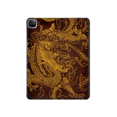 S2911 Chinese Dragon Funda Carcasa Case para iPad Pro 12.9 (2022, 2021, 2020, 2018), Air 13 (2024)