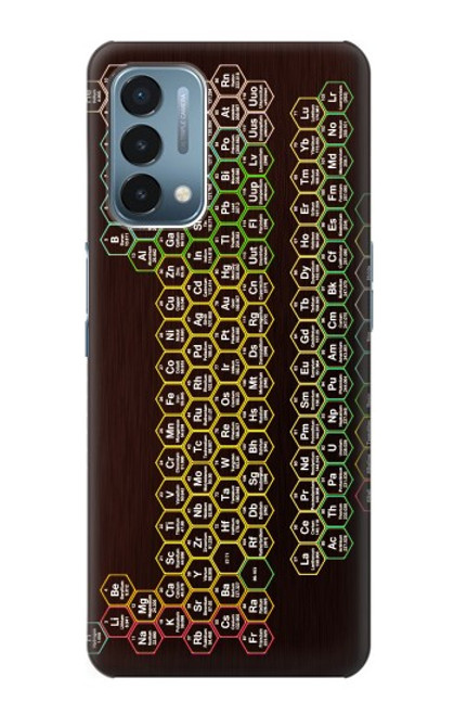 S3544 Neon Honeycomb Periodic Table Funda Carcasa Case para OnePlus Nord N200 5G