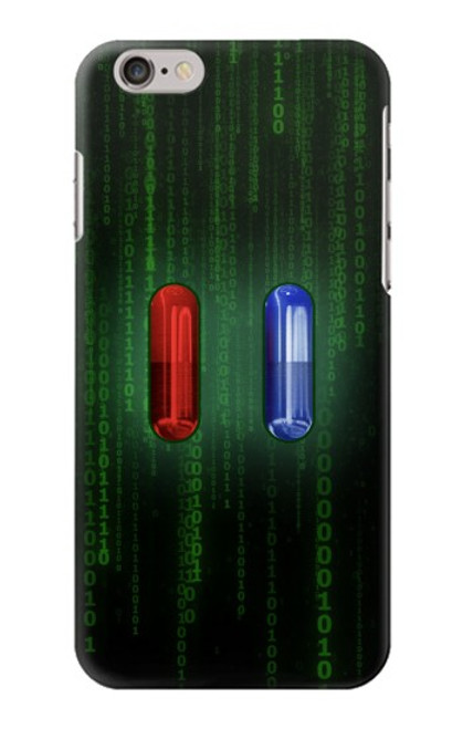 S3816 Red Pill Blue Pill Capsule Funda Carcasa Case para iPhone 6 6S