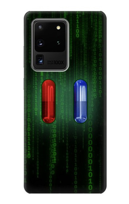 S3816 Red Pill Blue Pill Capsule Funda Carcasa Case para Samsung Galaxy S20 Ultra