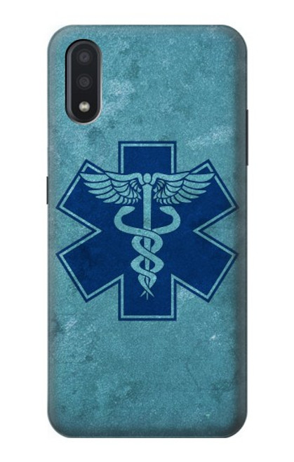 S3824 Caduceus Medical Symbol Funda Carcasa Case para Samsung Galaxy A01