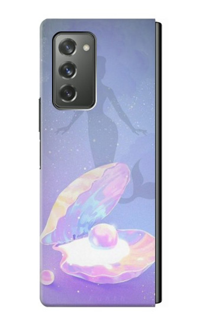 S3823 Beauty Pearl Mermaid Funda Carcasa Case para Samsung Galaxy Z Fold2 5G