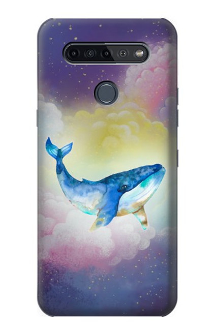 S3802 Dream Whale Pastel Fantasy Funda Carcasa Case para LG K51S