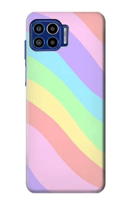 S3810 Pastel Unicorn Summer Wave Funda Carcasa Case para Motorola One 5G