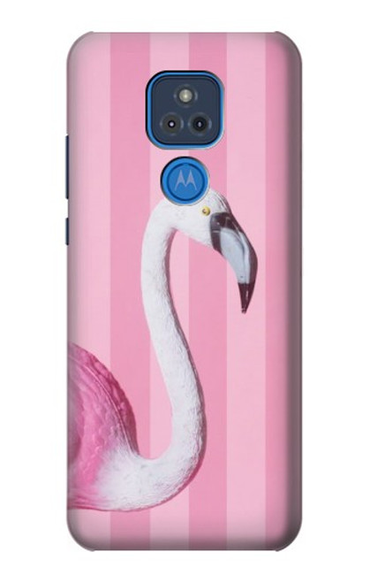 S3805 Flamingo Pink Pastel Funda Carcasa Case para Motorola Moto G Play (2021)