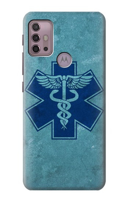 S3824 Caduceus Medical Symbol Funda Carcasa Case para Motorola Moto G30, G20, G10