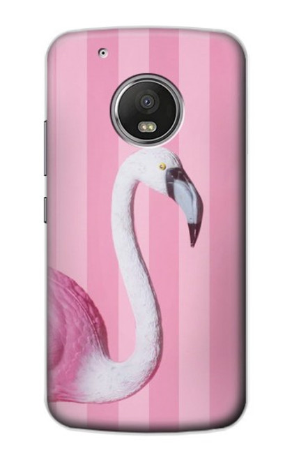 S3805 Flamingo Pink Pastel Funda Carcasa Case para Motorola Moto G5 Plus