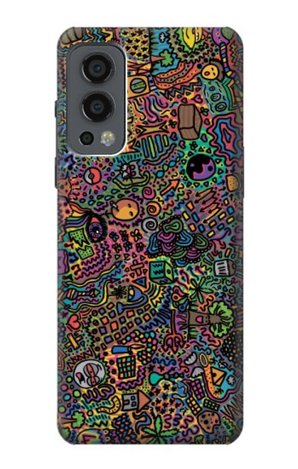 S3815 Psychedelic Art Funda Carcasa Case para OnePlus Nord 2 5G