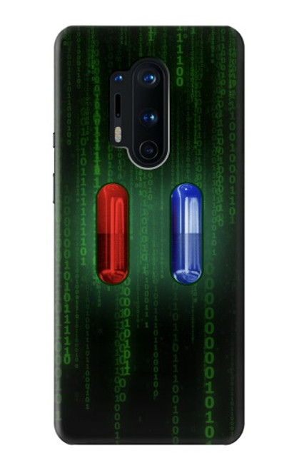 S3816 Red Pill Blue Pill Capsule Funda Carcasa Case para OnePlus 8 Pro