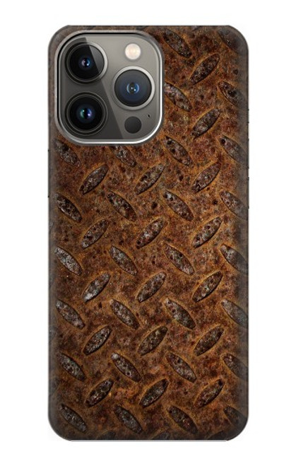 S0542 Rust Texture Funda Carcasa Case para iPhone 13 Pro