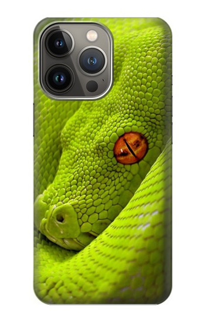 S0785 Green Snake Funda Carcasa Case para iPhone 13 Pro