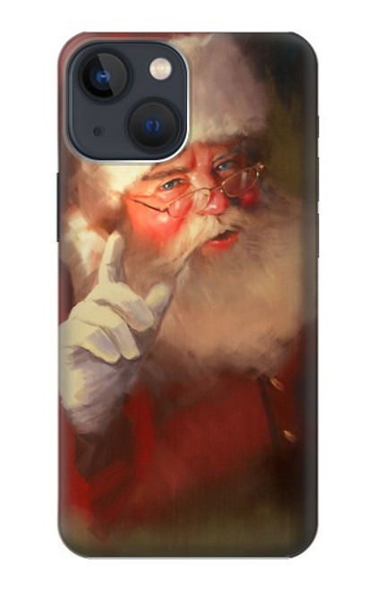 S1144 Xmas Santa Claus Funda Carcasa Case para iPhone 13 mini