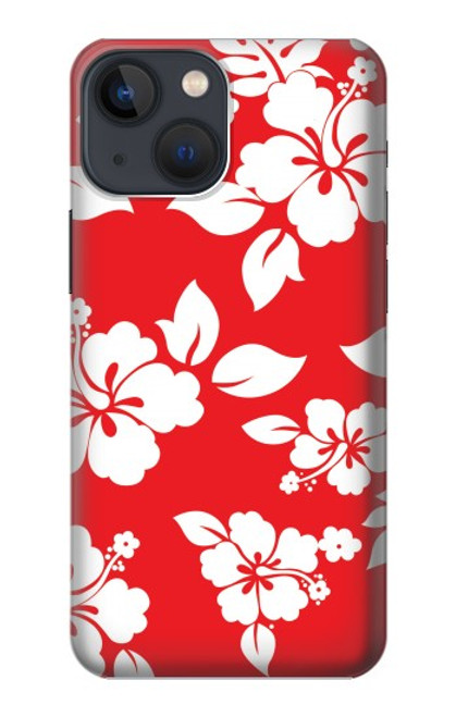 S1949 Hawaiian Hibiscus Pattern Funda Carcasa Case para iPhone 13 mini