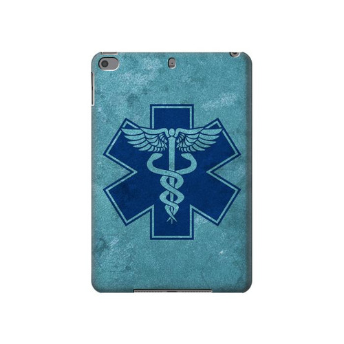 S3824 Caduceus Medical Symbol Funda Carcasa Case para iPad mini 4, iPad mini 5, iPad mini 5 (2019)
