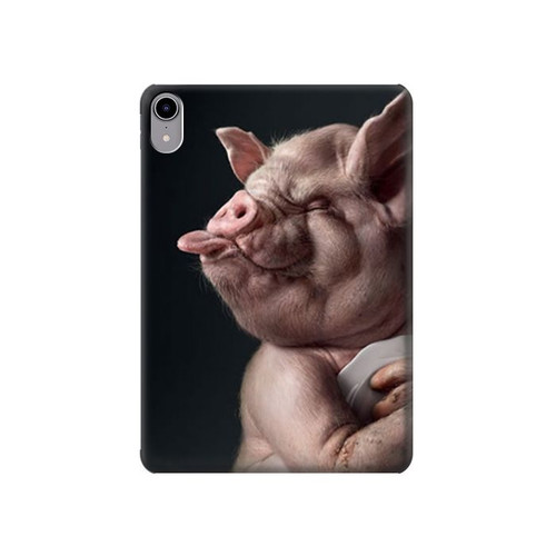 S1273 Crazy Pig Funda Carcasa Case para iPad mini 6, iPad mini (2021)