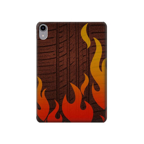 S2988 Rally Car Tire Fire Funda Carcasa Case para iPad mini 6, iPad mini (2021)