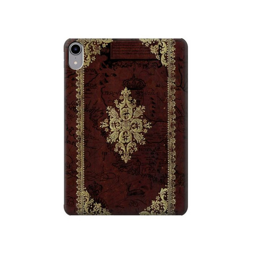 S3014 Vintage Map Book Cover Funda Carcasa Case para iPad mini 6, iPad mini (2021)